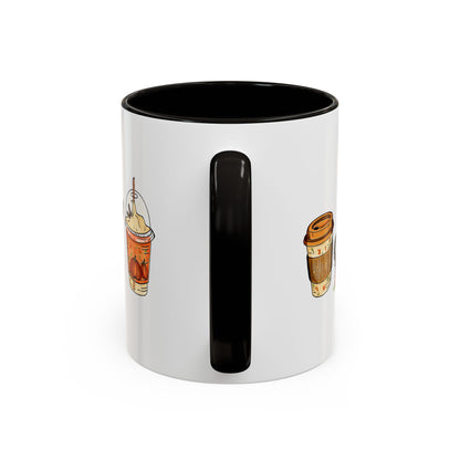 Yorkie Fall design, color Mugs 11oz