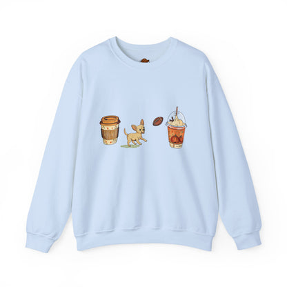 Chihuahua Fall Cups Unisex Heavy Blend™ Crewneck Sweatshirt