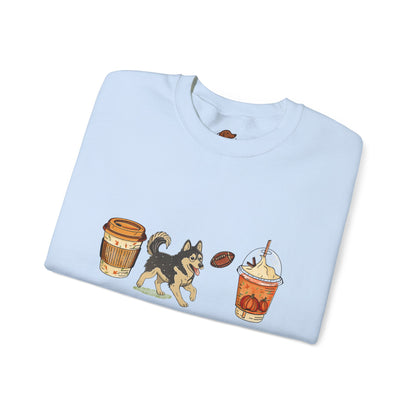 Husky Fall Cups  Unisex Heavy Blend™ Crewneck Sweatshirt