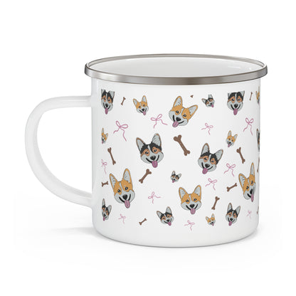 Corgi and bows Camping Mug