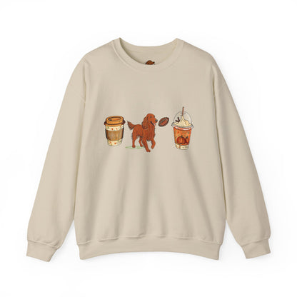 Irish setter Fall Cups Unisex Heavy Blend™ Crewneck Sweatshirt
