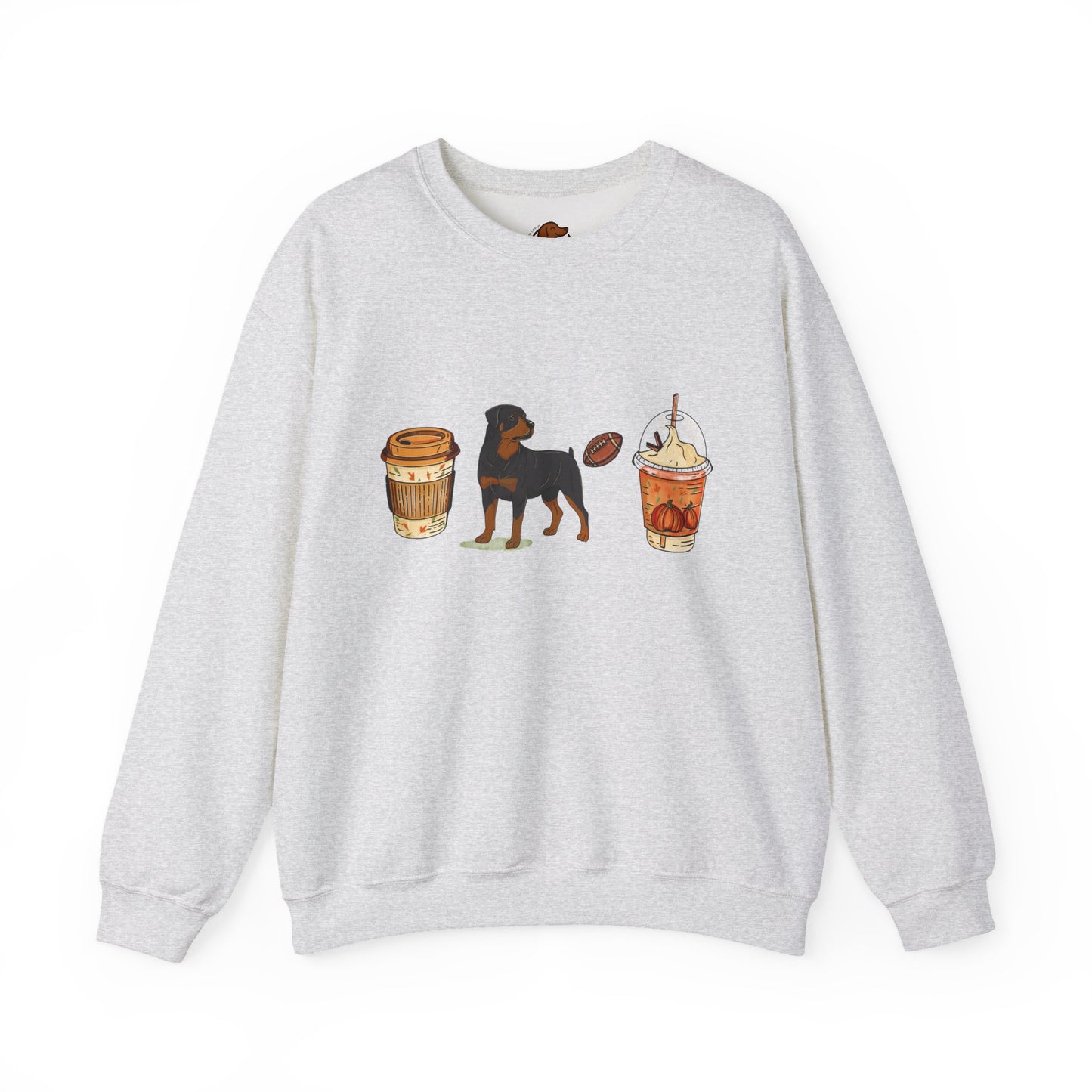 Rottweiler Fall Cups Unisex Heavy Blend™ Crewneck Sweatshirt