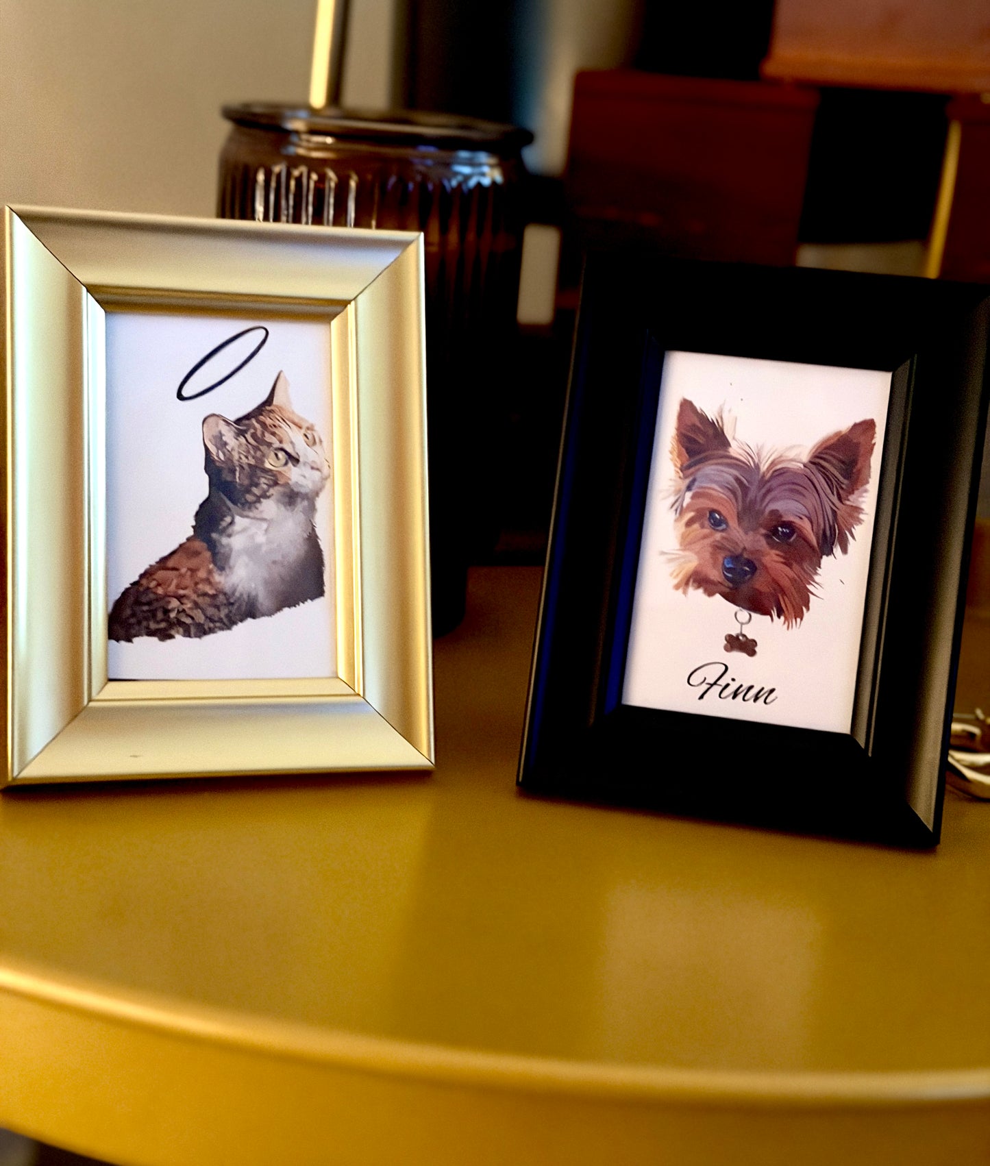 Mini Pet Portrait. Hand-drawn (digital)