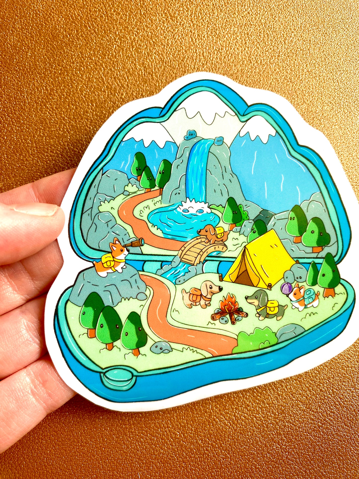 Pet pocket sticker -take a hike (dogs)