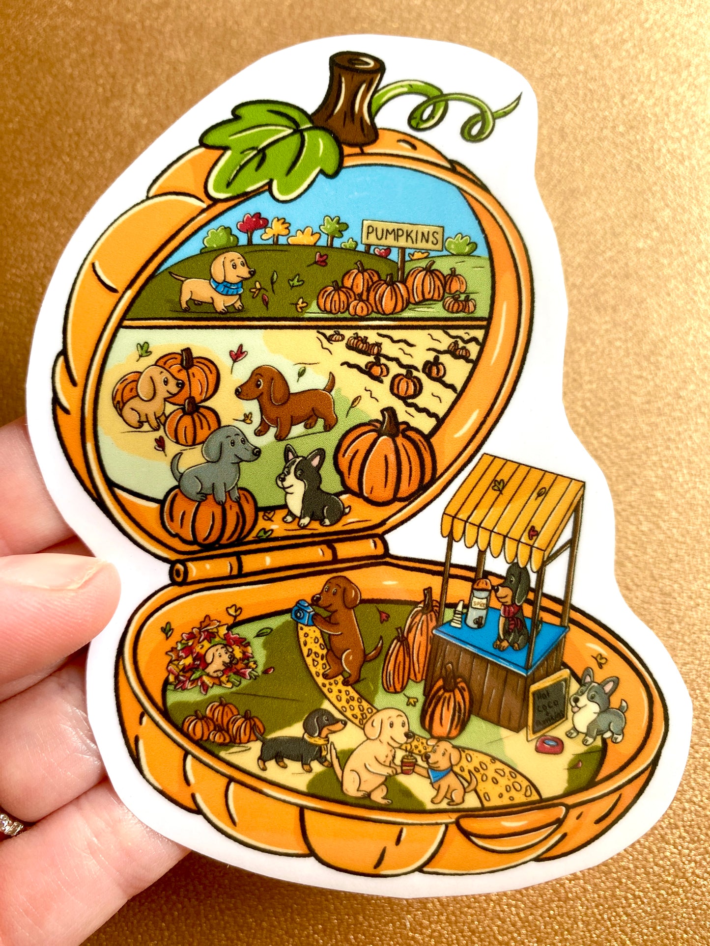 Pet Pocket Vinyl Sticker set-Fall 2025