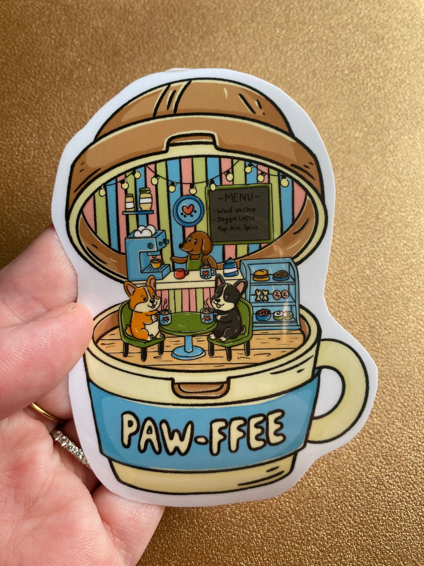 Pet Pocket sticker -Paw-fee