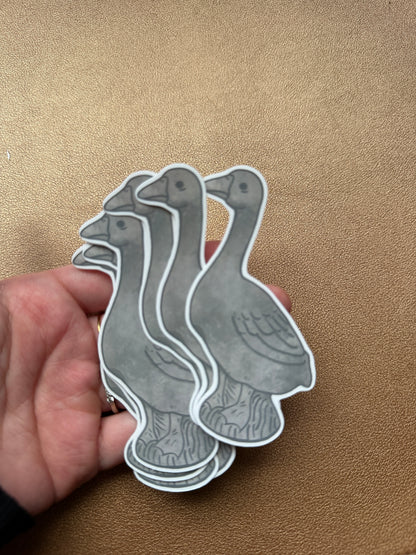 Cement Goose | Porch Goose inspired Sticker