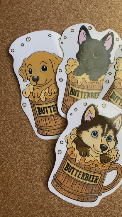 Stickers -5 Muggle Pups of butterbeer (collection)